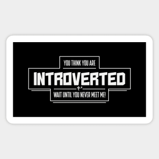 Introvert Sticker